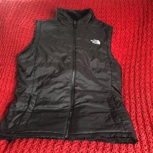 Reversible The North Face black vest (black)